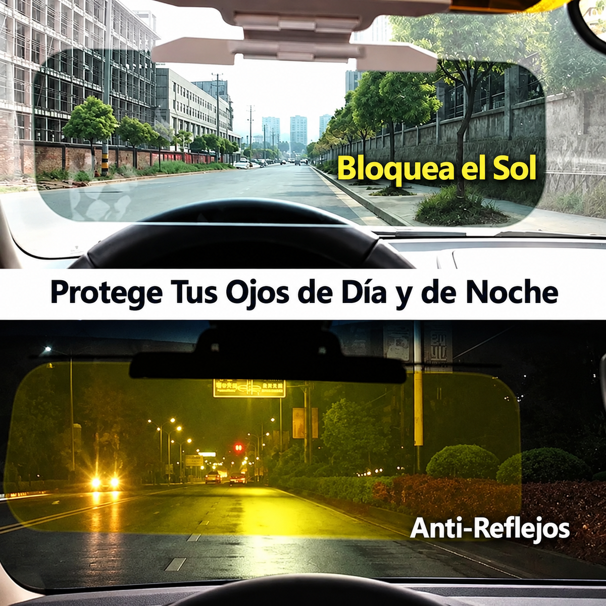 Anti-Glare Driving Visor