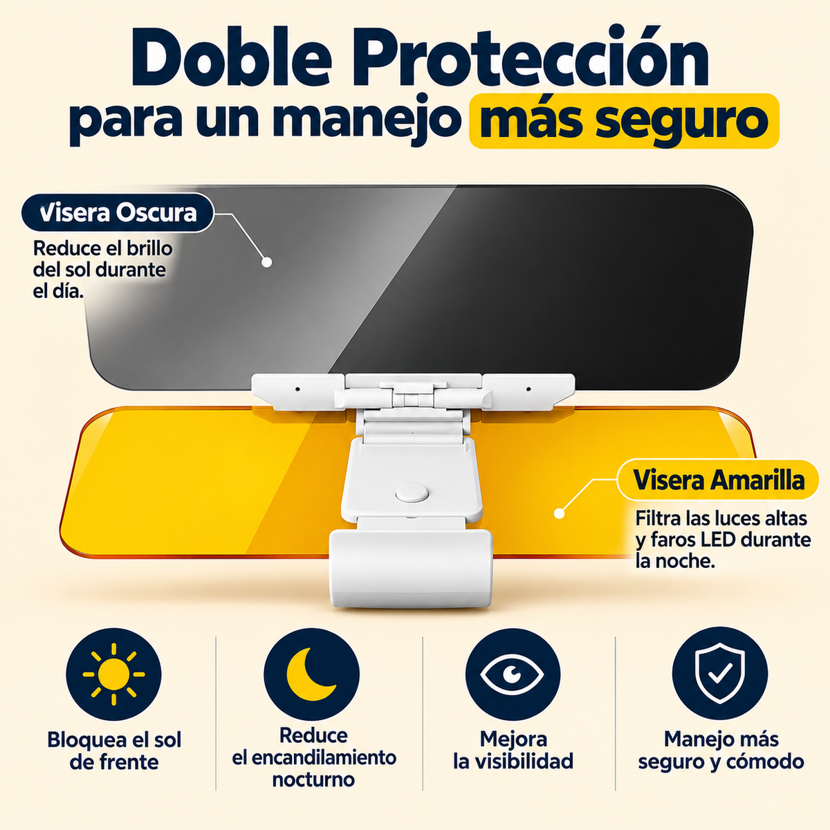 Anti-Glare Driving Visor