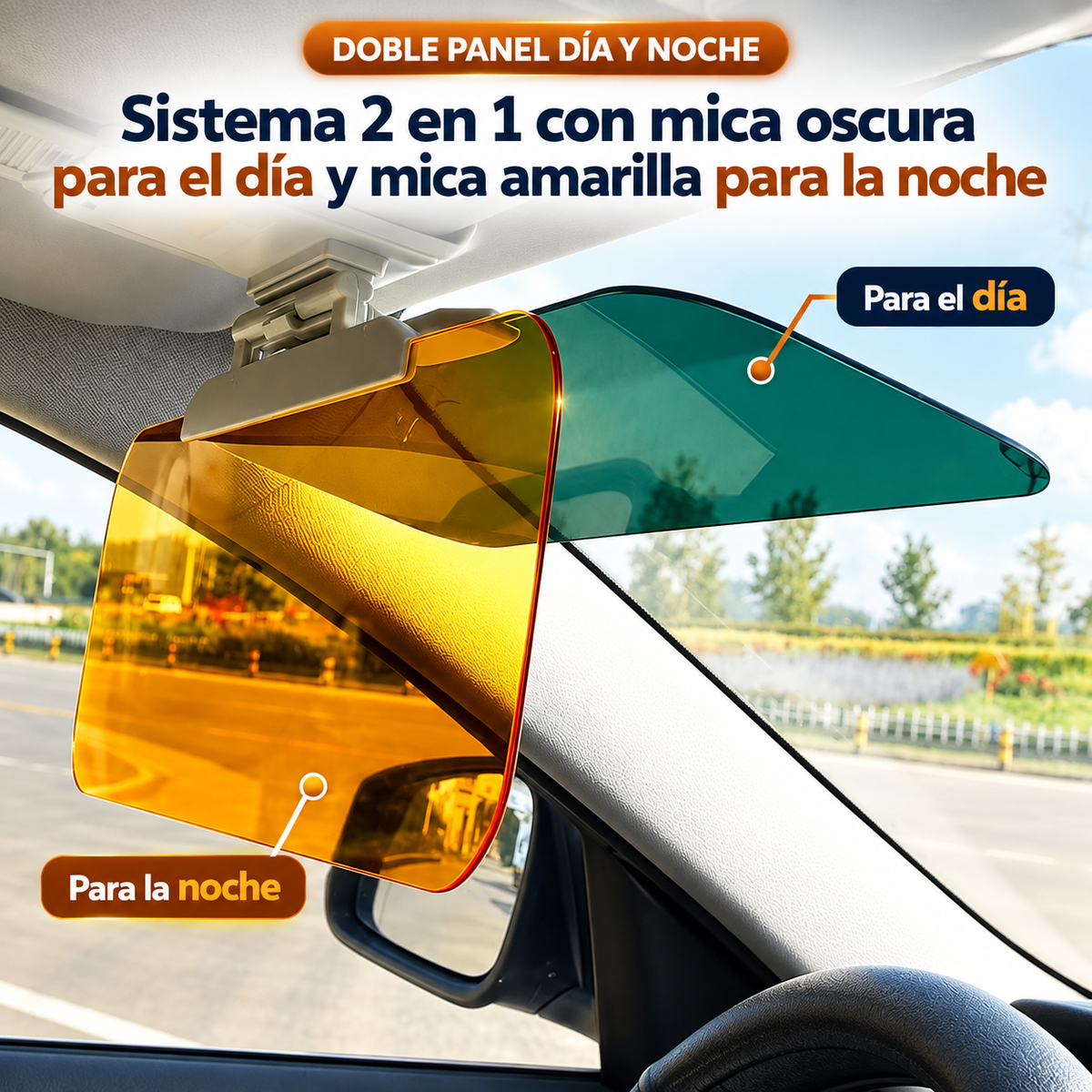 Anti-Glare Driving Visor